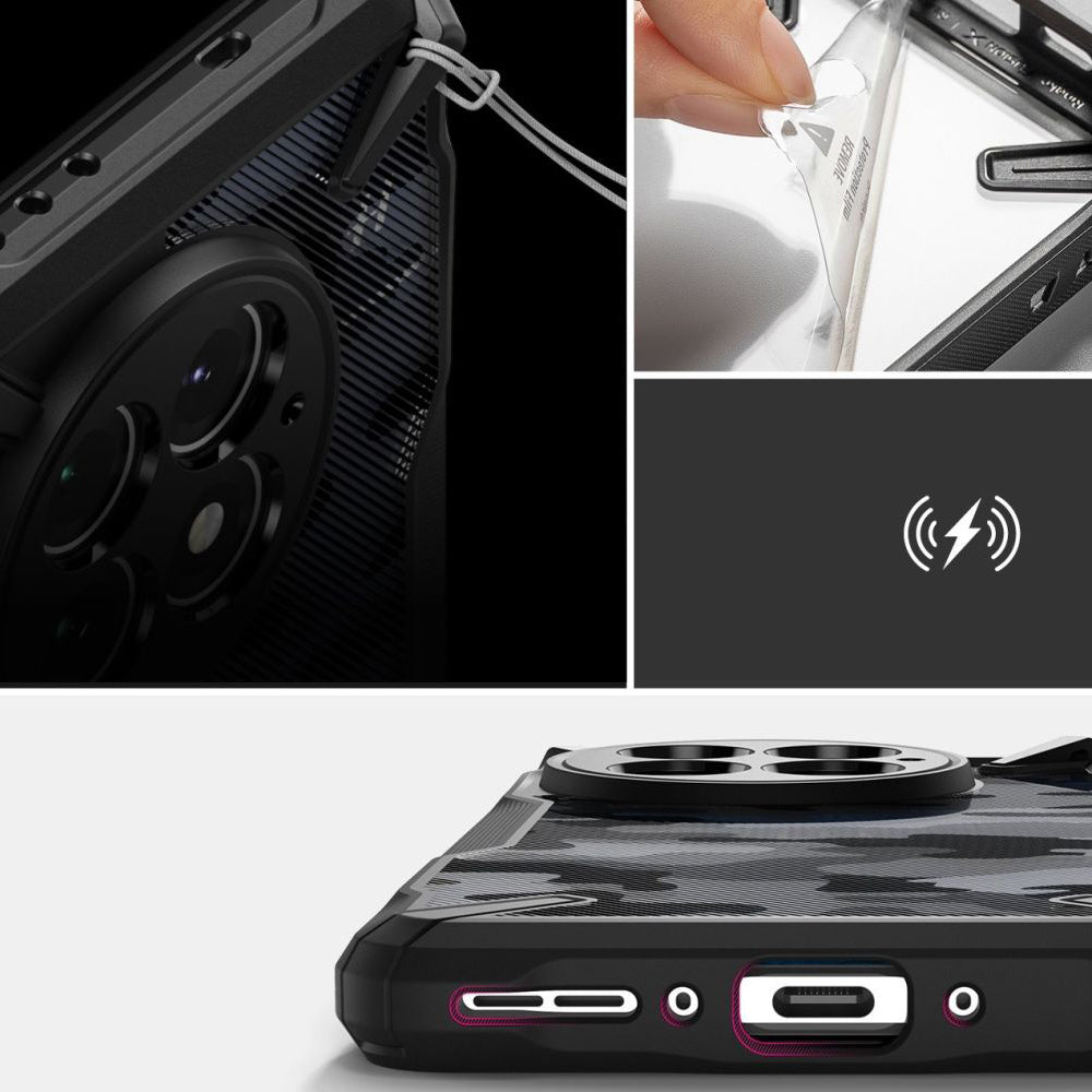 Ringke - Fusion X Design - OnePlus 13 - Camo Black