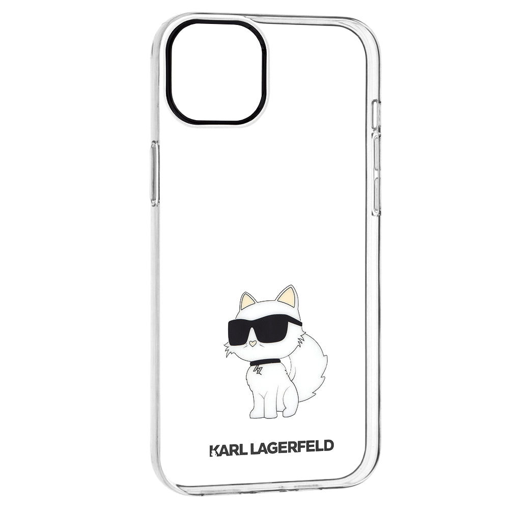 Karl Lagerfeld Ikonik Back Cover Case Choupette Διάφανη θήκη προστασίας από TPU / PC – iPhone 14 Plus (Clear)