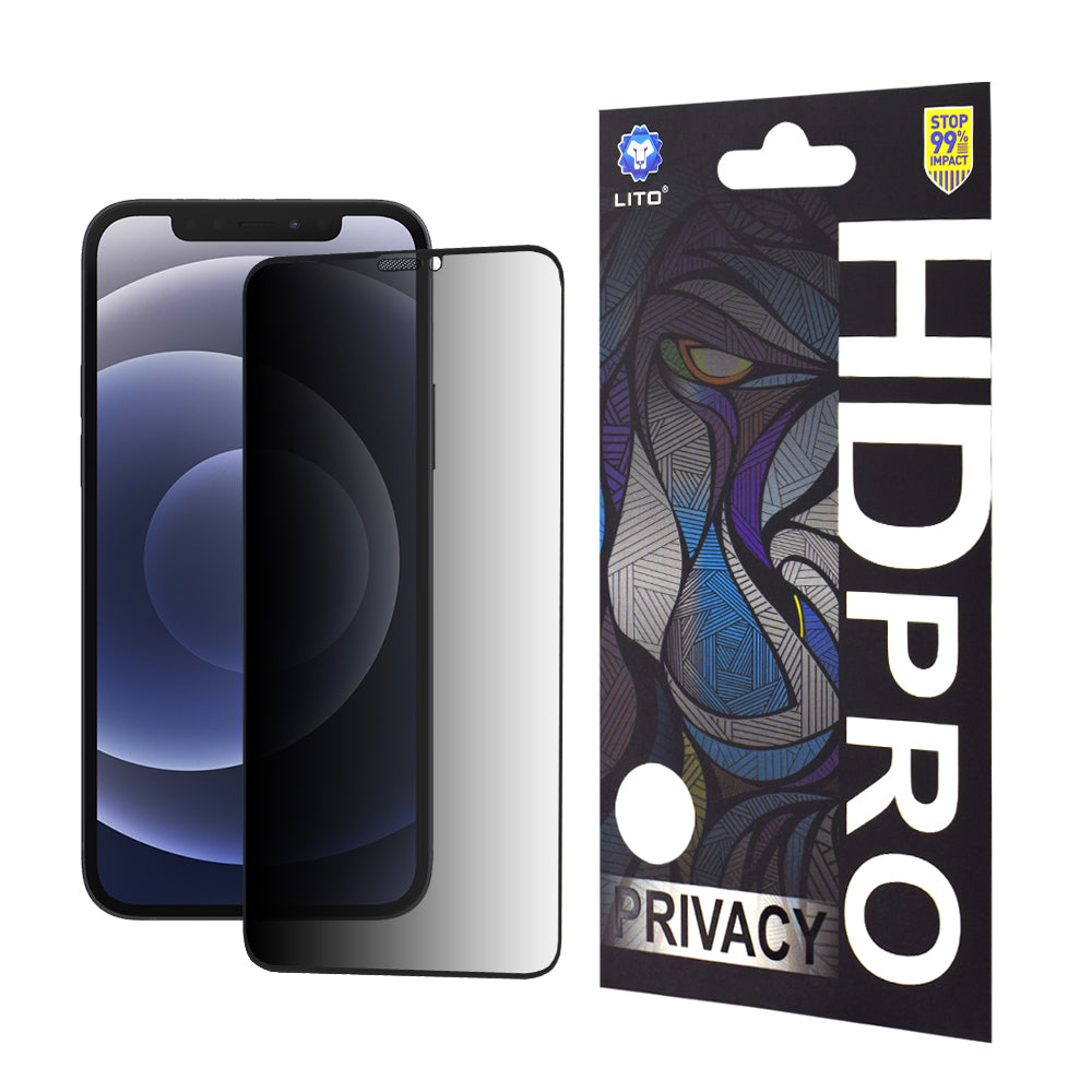 Lito - HD Pro Privacy - iPhone 12 / iPhone 12 Pro - Black