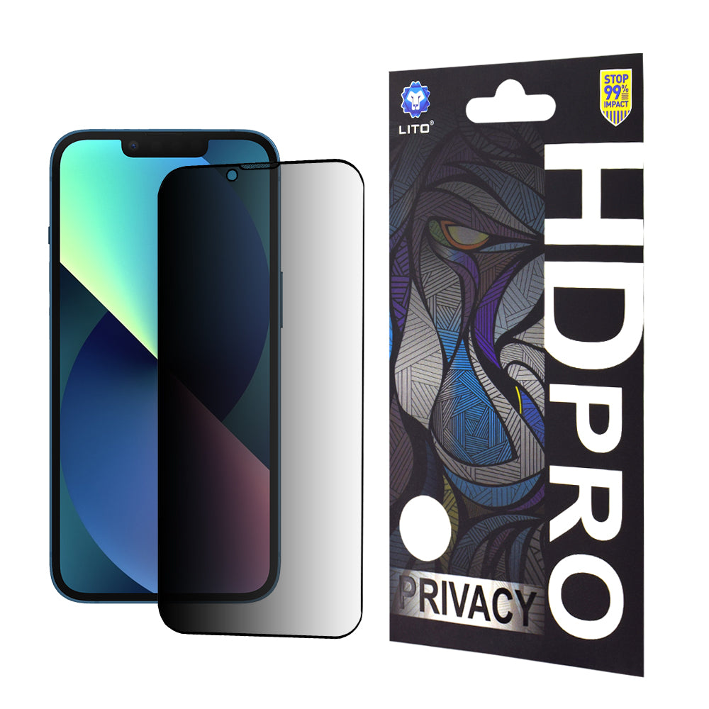 Lito - HD Pro Privacy - iPhone 13 / iPhone 13 Pro / iPhone 14 / iPhone 16e - Black