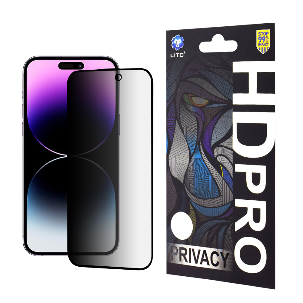 Lito - HD Pro Privacy - iPhone 14 Pro Max - Black