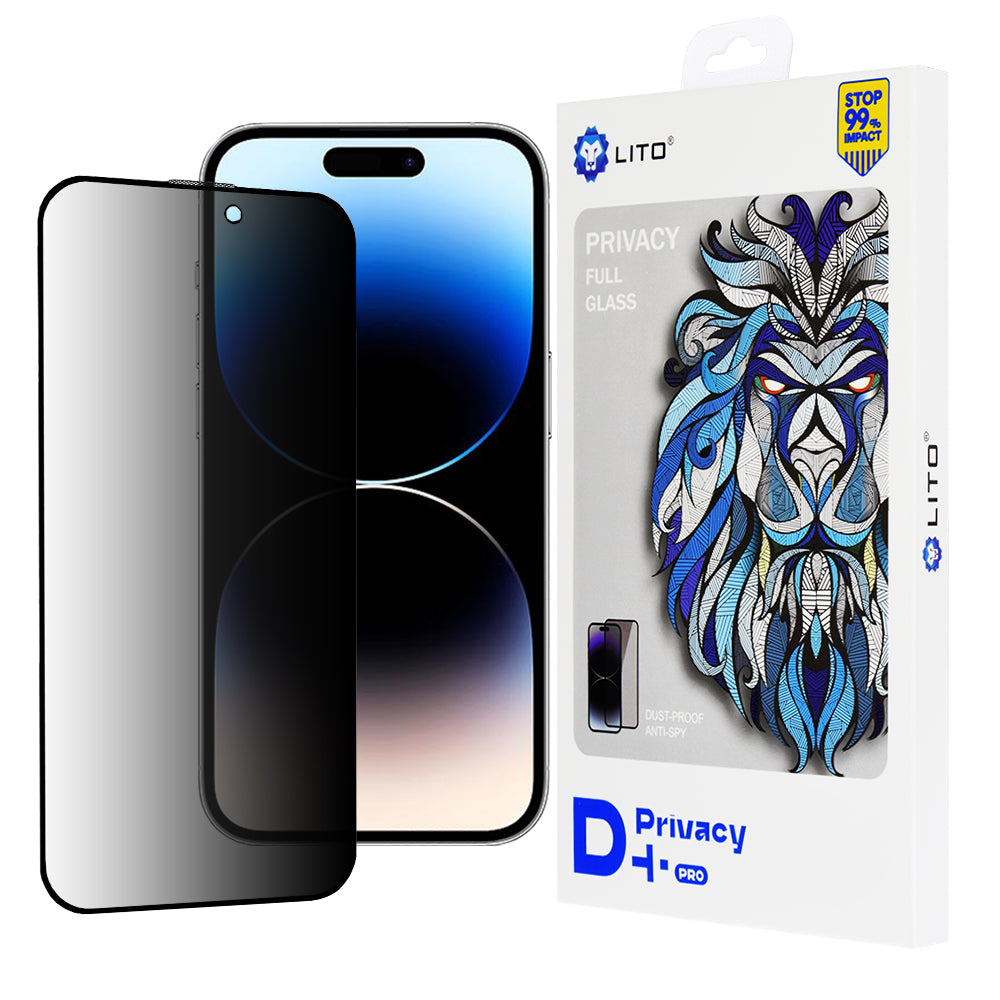 Lito - D+ Pro Privacy - iPhone 14 Pro - Black