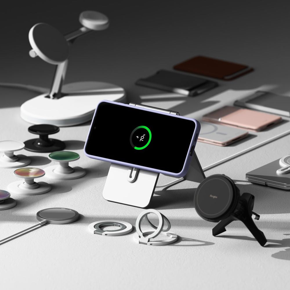 Ringke - Silicone Magnetic MagSafe - Galaxy S25 Plus - Pink Sand