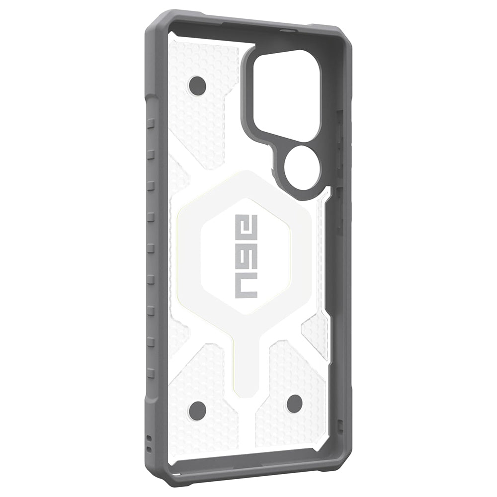 UAG - Pathfinder Clear MagSafe - Galaxy S25 Ultra - Active Lava Lanyard