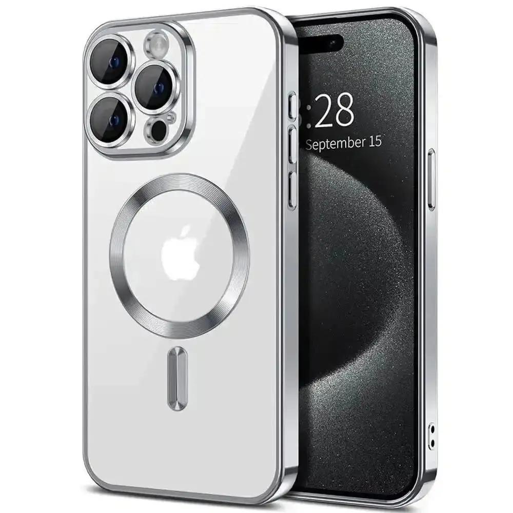 Θήκη Διάφανη Magsafe Gloss Ασημί για Iphone 11 Pro – PhoneBazaar