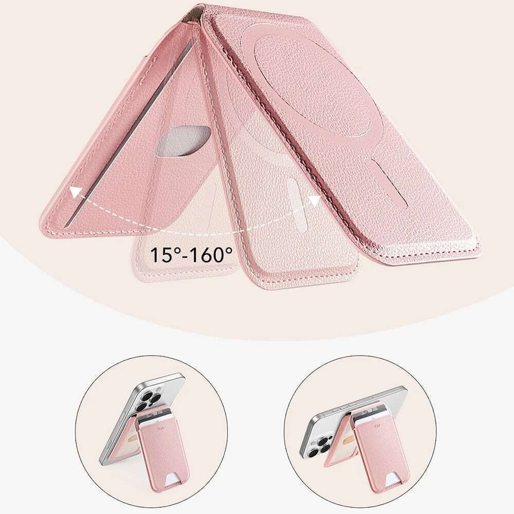 ESR MagSafe Θήκη Καρτών Aura Wallet Stand HaloLock σε Λευκό χρώμα