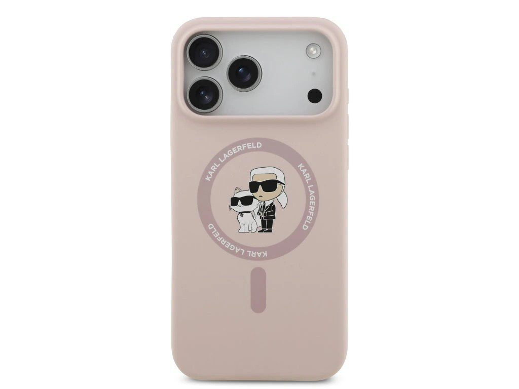 Karl Lagerfeld Liquid Back Cover Σιλικόνης Ροζ (iPhone 18 Pro Max / 17 Pro Max)