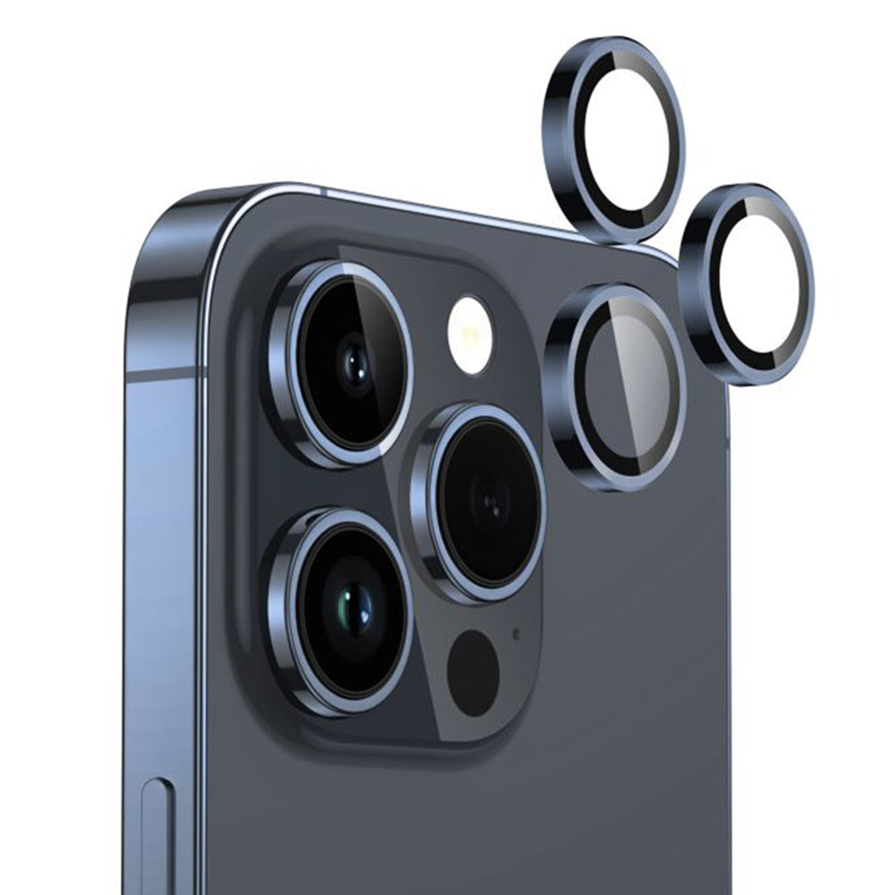 Lito - S+ Camera Glass Protector - iPhone 15 Pro / iPhone 15 Pro Max - Blue Titanium