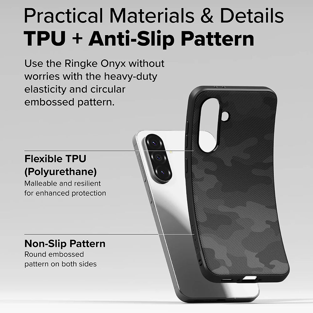 Ringke - Onyx Design - Galaxy A36 5G / A56 5G - Camo Black