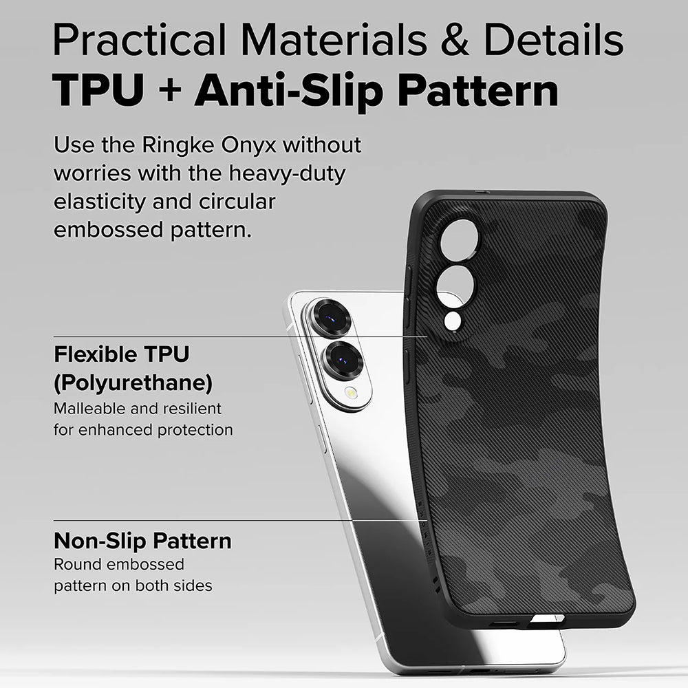 Ringke - Onyx Design - Galaxy S25 Edge - Camo Black