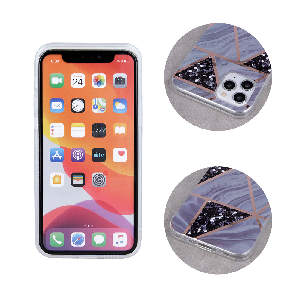 Geometric Marmur Case for Samsung Galaxy A22 4G graphite