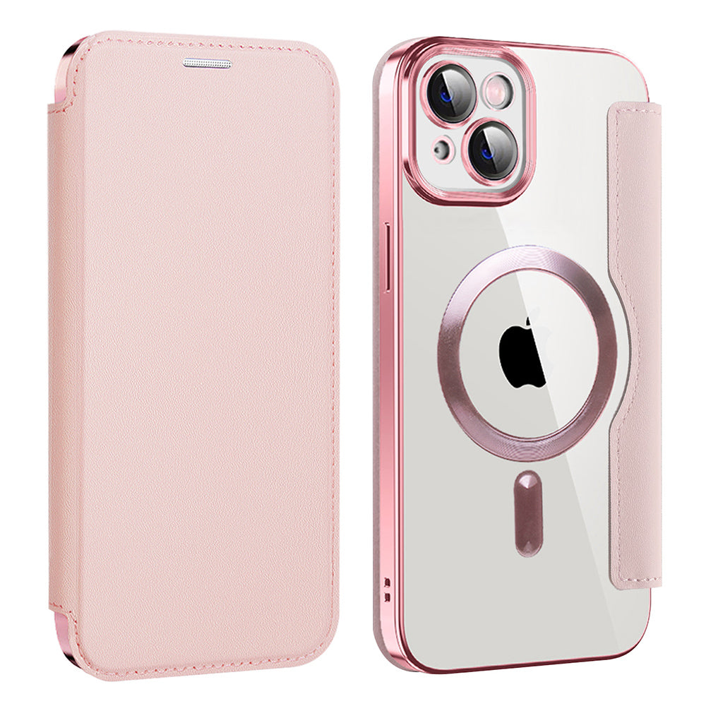 Techsuit - SmartMag Book Case - iPhone 14 Plus - Pink