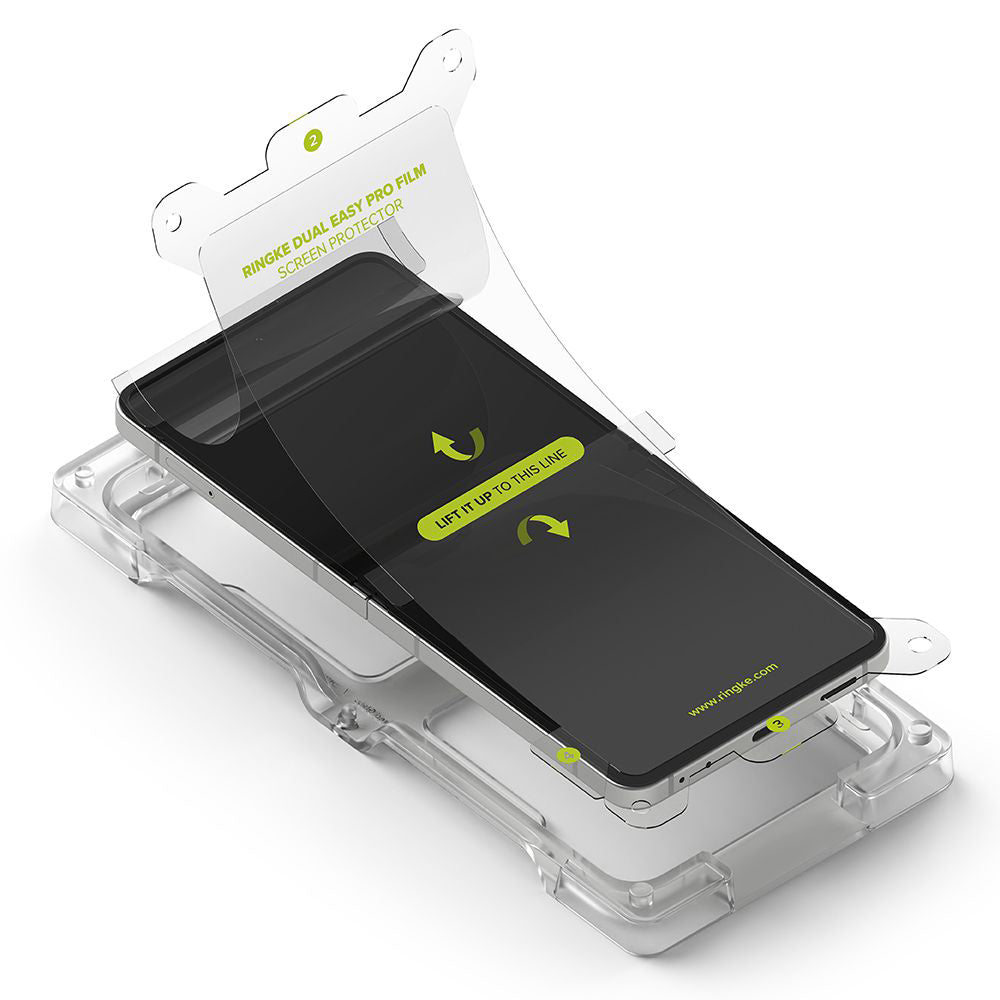 Ringke - Dual Easy Pro Film (2 pack) - Galaxy Z Flip7 - Clear