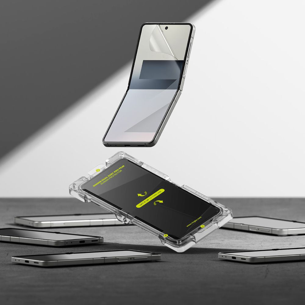 Ringke - Dual Easy Pro Film (2 pack) - Galaxy Z Flip7 - Clear