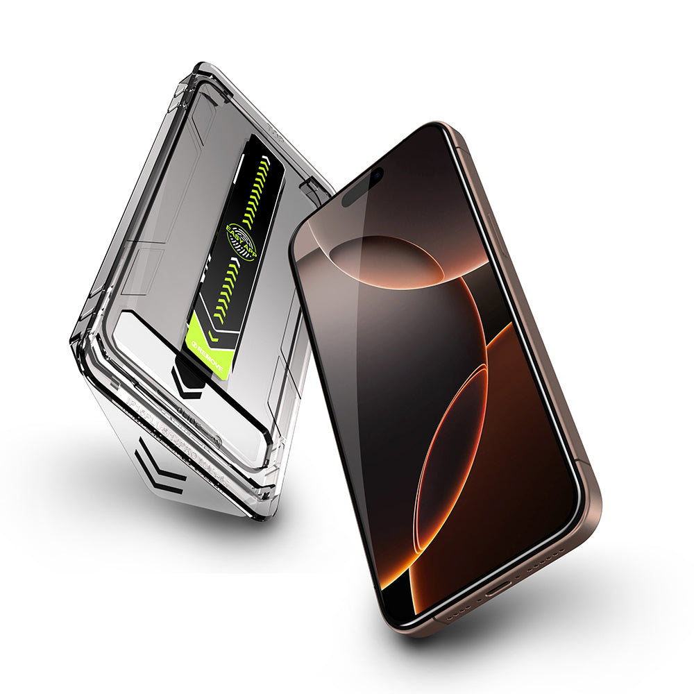 Techsuit - TitanGlass FullCover (2 pack) - iPhone XR / iPhone 11 - Black