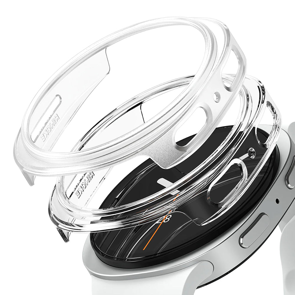 Ringke - (2 pack) Slim Case - Samsung Galaxy Watch8 44mm - Clear / Alpine Clear