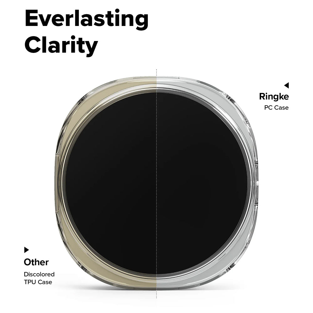 Ringke - (2 pack) Slim Case - Galaxy Watch8 44mm - Clear / Matte Black