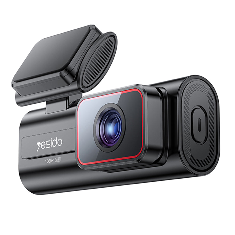 Yesido - Dash Camera (KM21) - Full HD 1080p, 145° Angle Range, 1.47" IPS Built-in Screen - Black