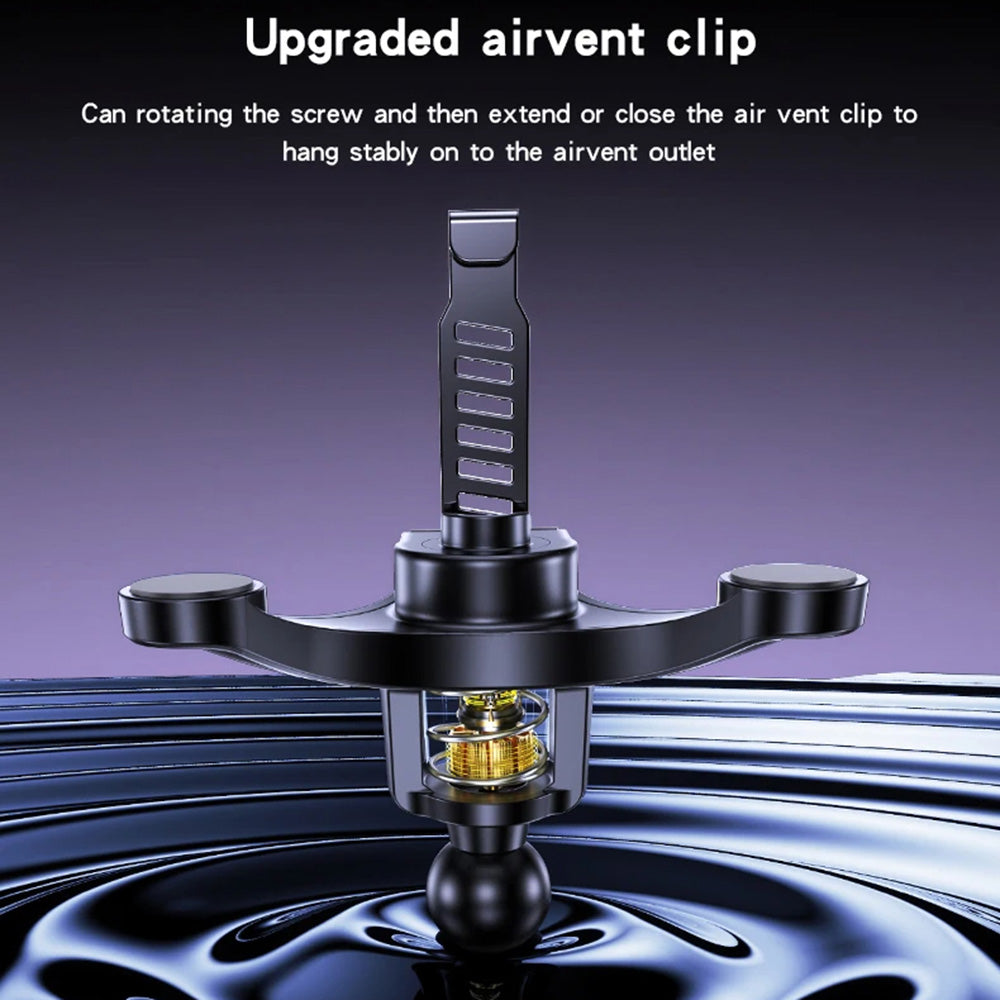 Yesido - Car Holder (C246) - Magnetic, for Air Vent, Upgraded Clip, Free Rotating Angle - Black