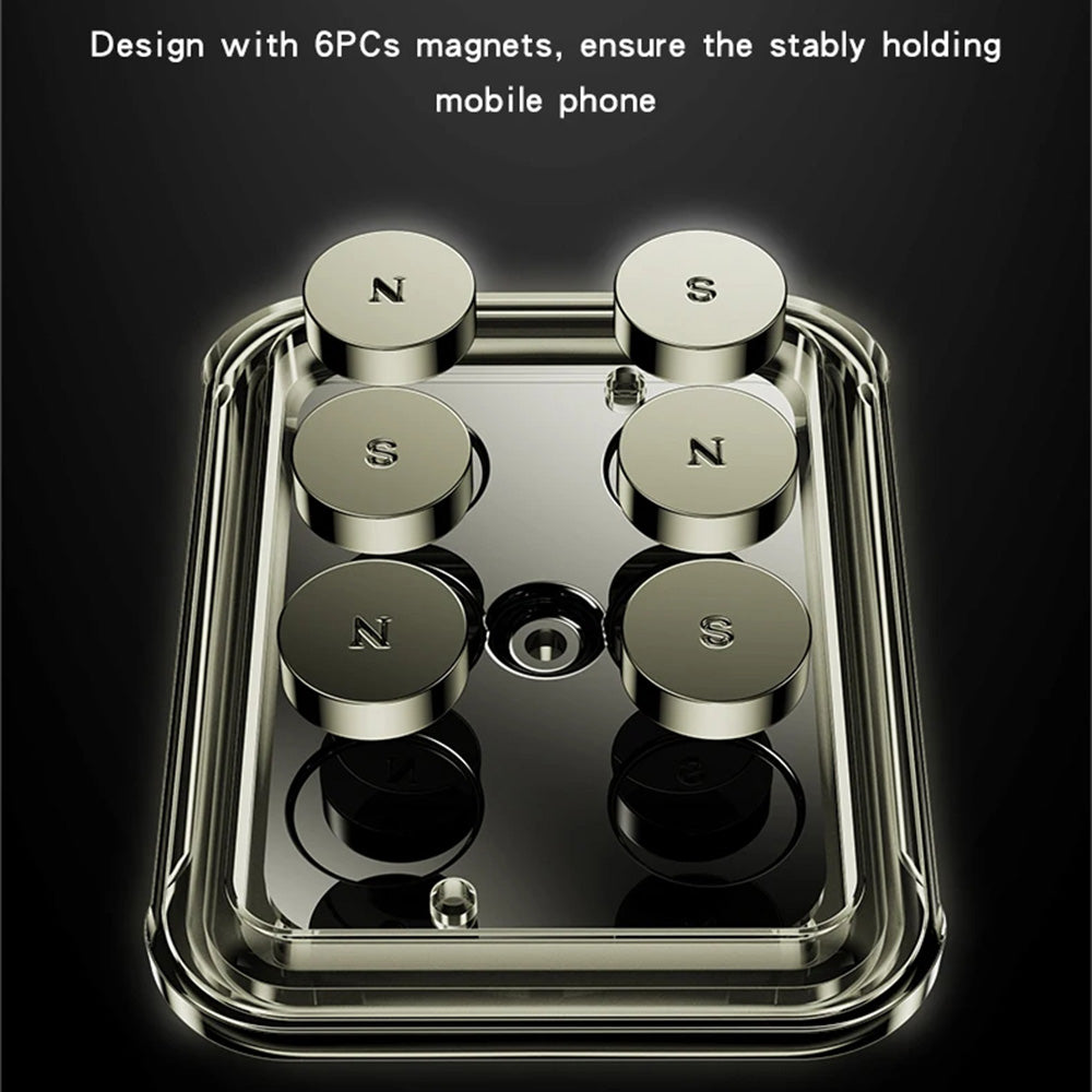 Yesido - Car Holder (C244) - Magnetic, for Air Vent, Upgraded Clip, Free Rotating Angle, N42 Magnets - Black