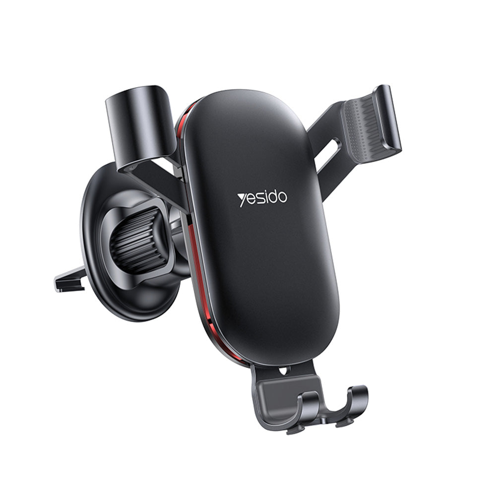 Yesido - Car Holder (C243) - for Air Vent, with Bionic Hawksbill Hook, Gravitational Lock - Black
