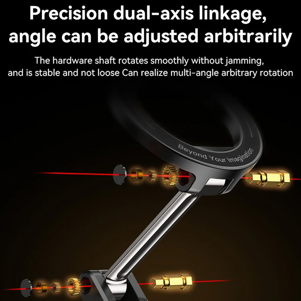 Yesido - Car Holder (C218) - Magnetic, for Dashboard, Dual-axis Design, Compatible with MagSafe - Black