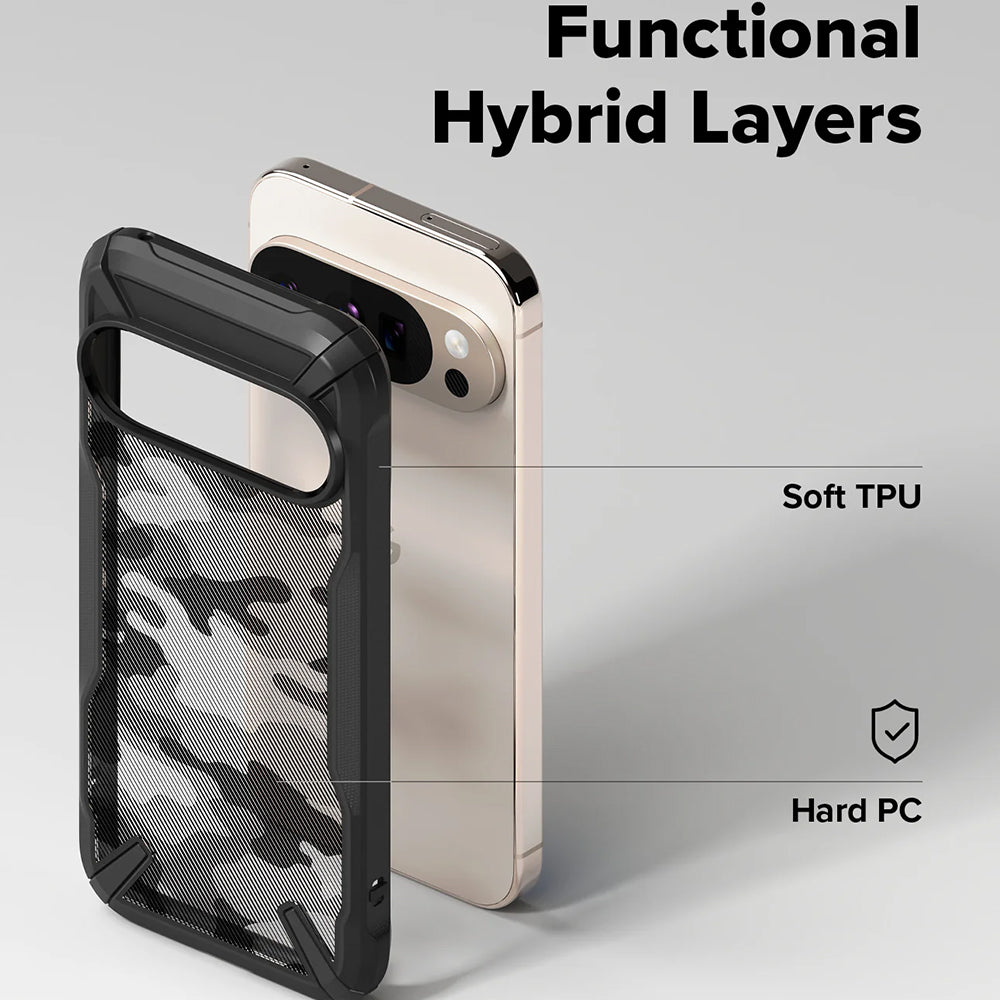 Ringke - Fusion X Design - Google Pixel 10 / 10 Pro - Camo Black