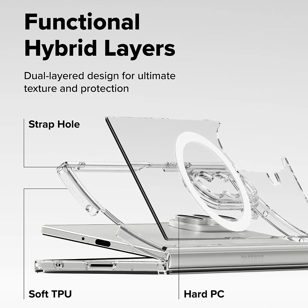 Ringke - Fusion MagSafe - Galaxy Z Fold7 - Clear