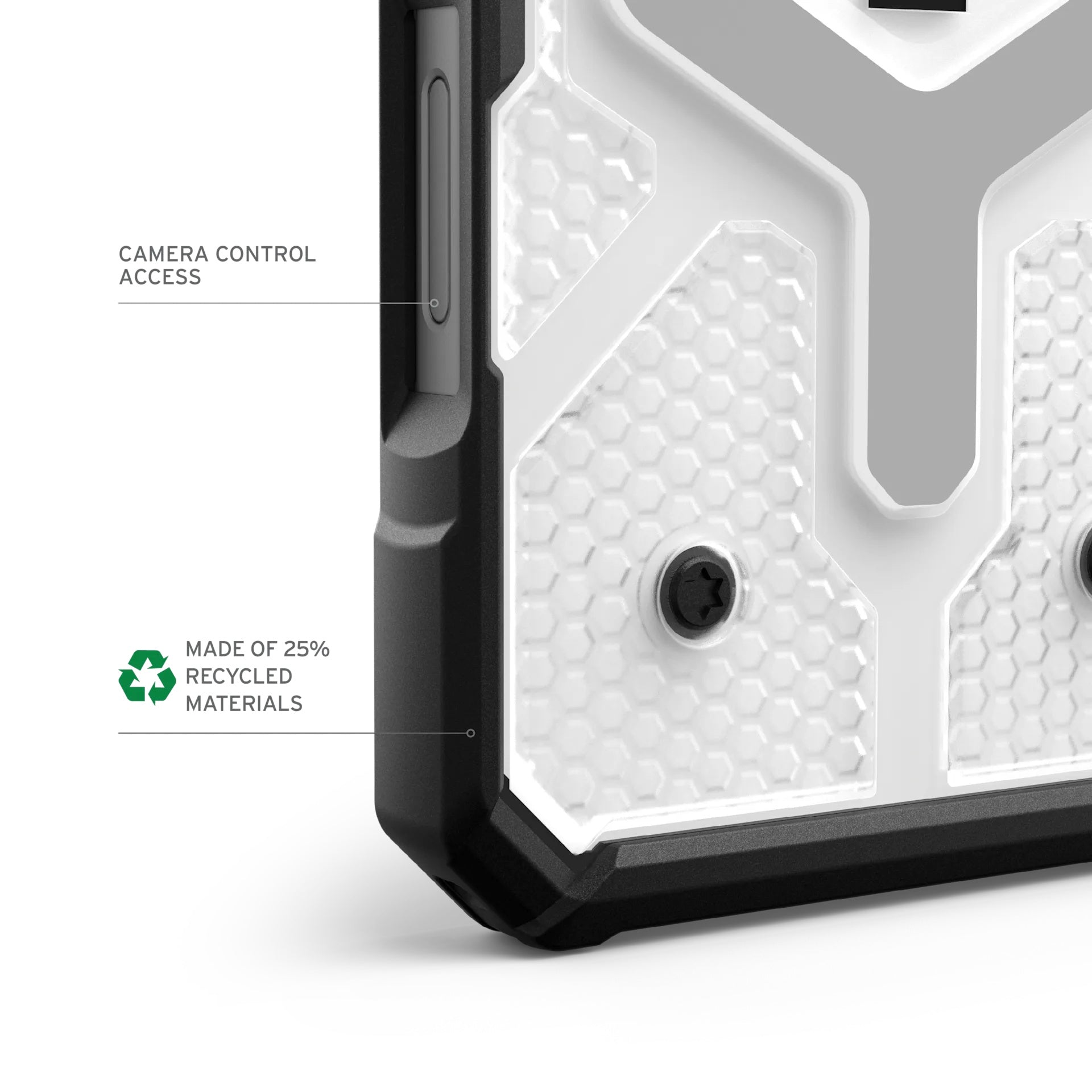 UAG - Pathfinder Clear MagSafe - iPhone 17 Pro - Ice / Silver