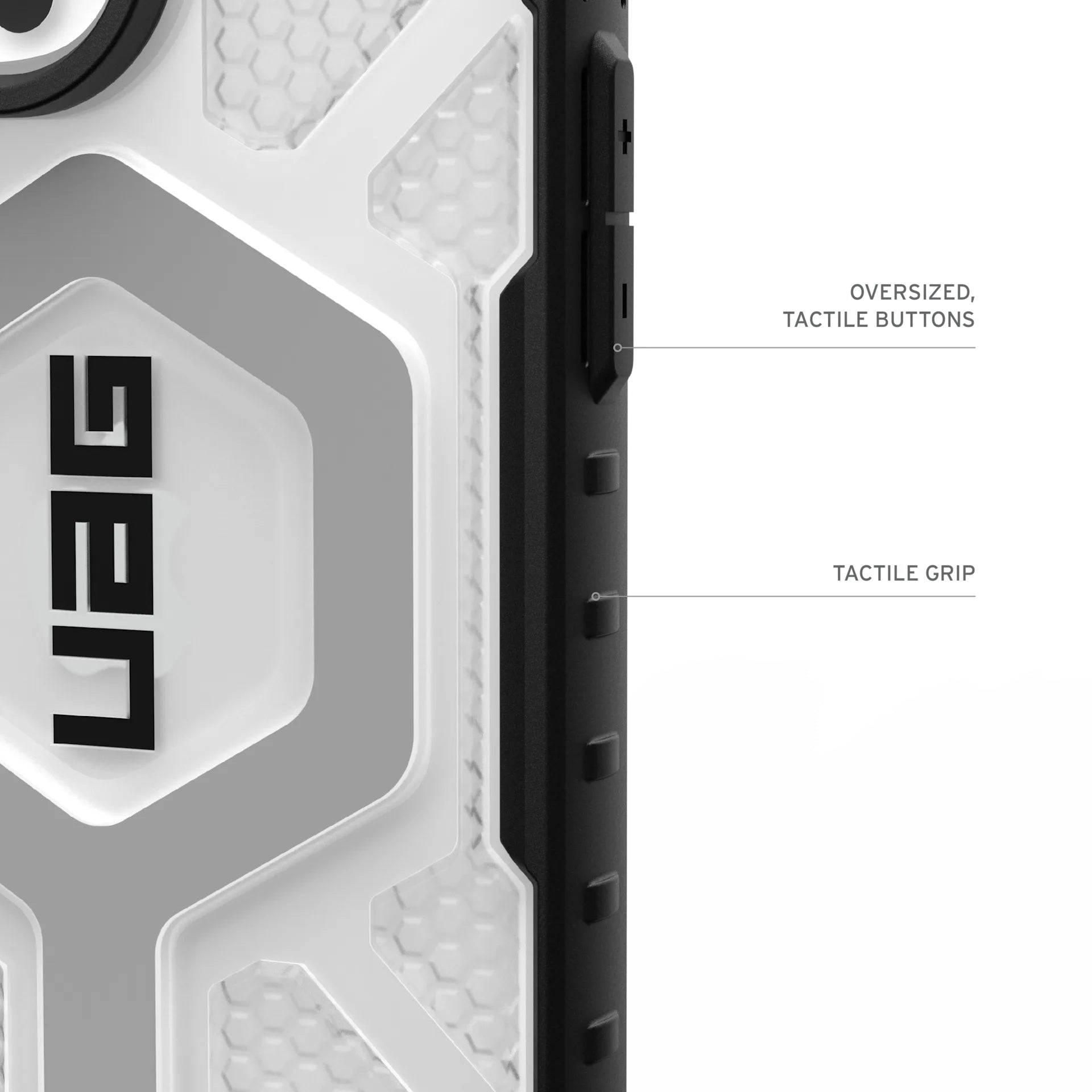 UAG - Pathfinder Clear MagSafe - iPhone 17 Pro - Ice / Silver