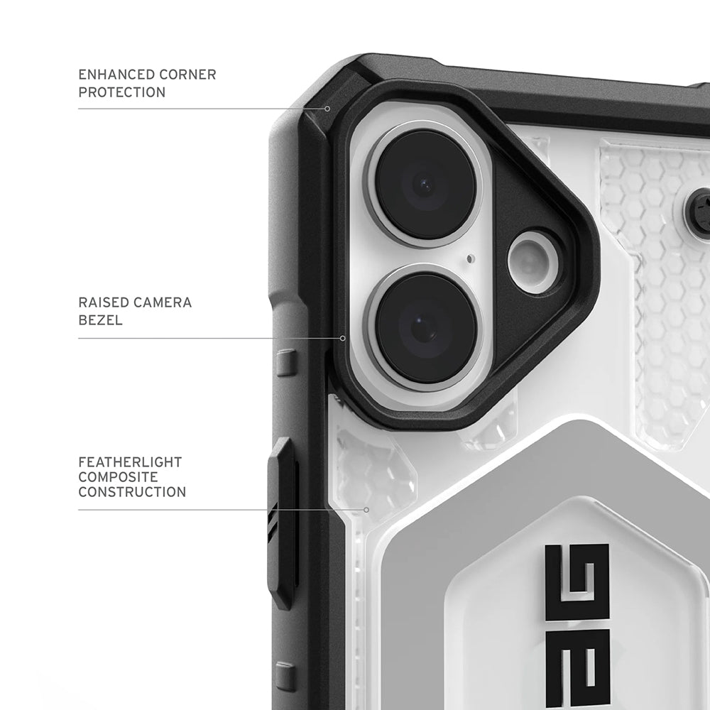 UAG - Pathfinder Clear MagSafe - iPhone 17 - Ice / Silver