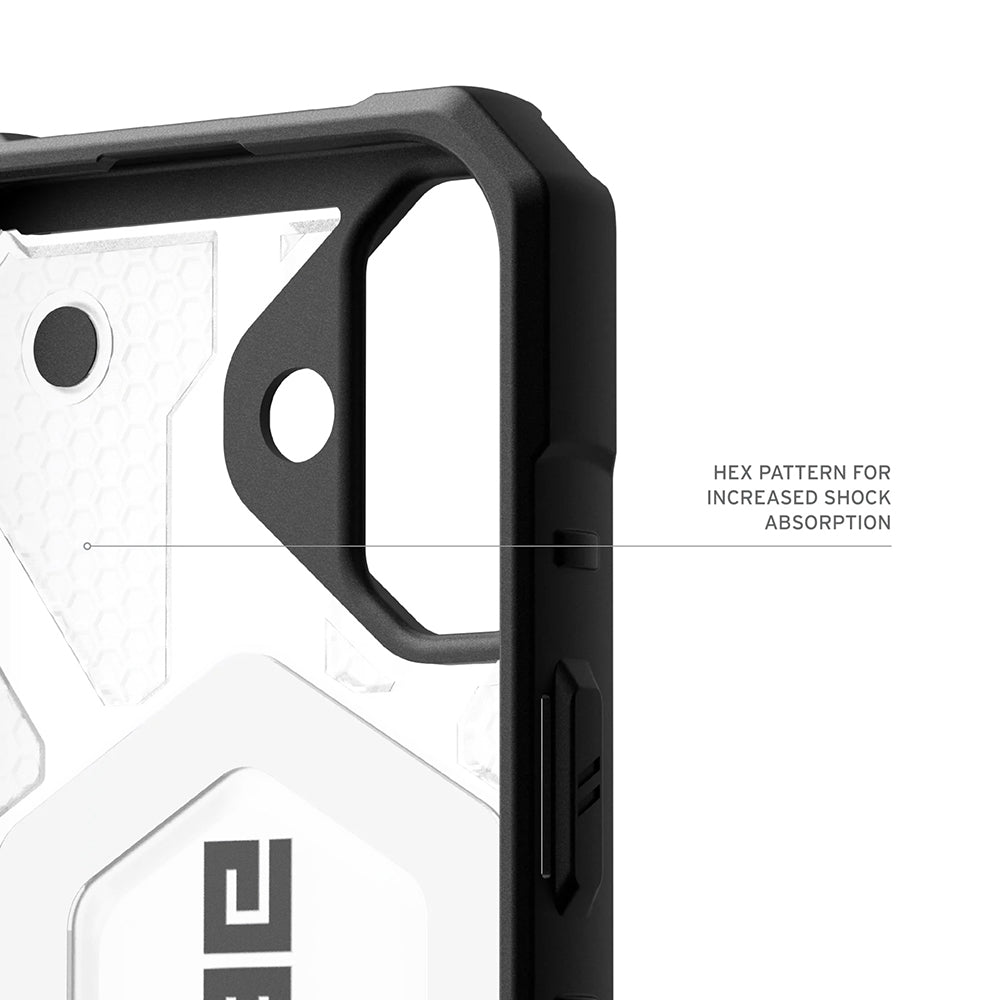 UAG - Pathfinder Clear MagSafe - iPhone 17 - Ice / Silver