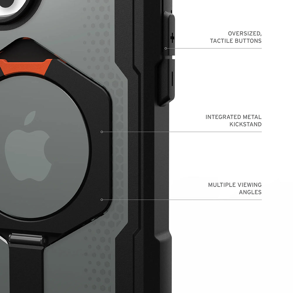 UAG - Plasma XTE MagSafe - iPhone 17 Pro Max - Black / Orange