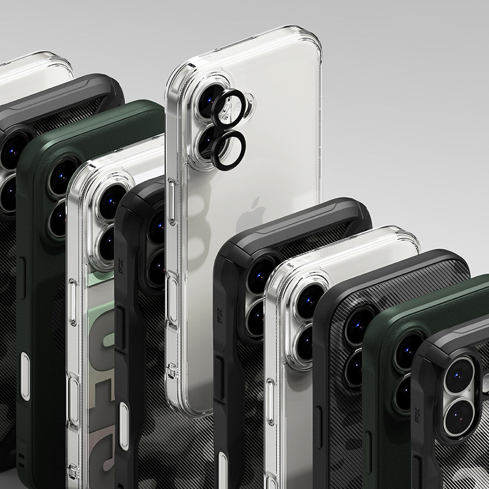 Ringke - Camera Lens Frame Glass - iPhone 17 - Black