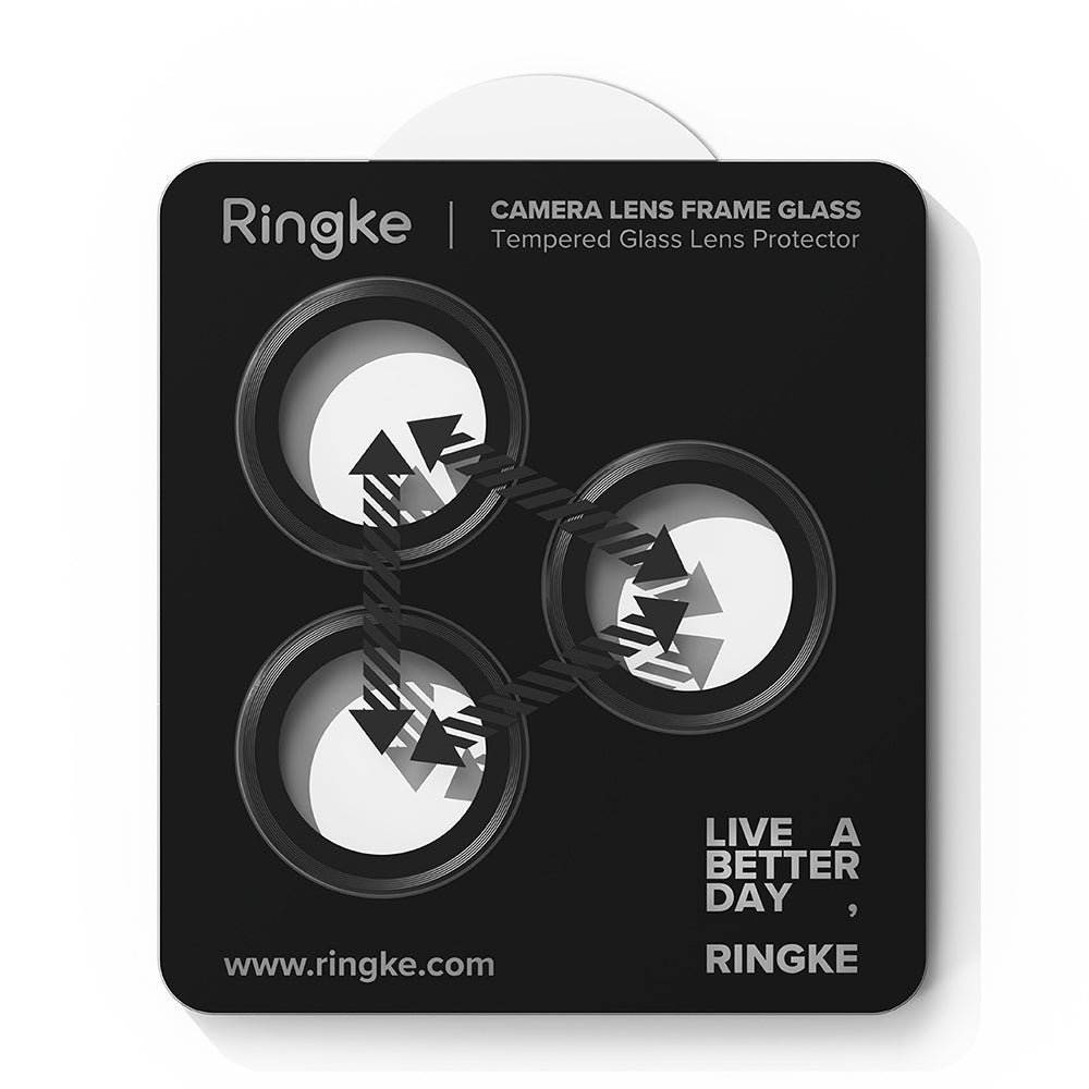 Ringke - Camera Lens Frame Glass - iPhone 17 Pro / iPhone 17 Pro Max - Black