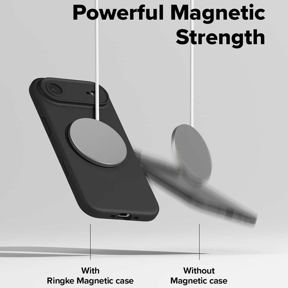 Ringke - Silicone Magnetic MagSafe - iPhone 17 Air - Black