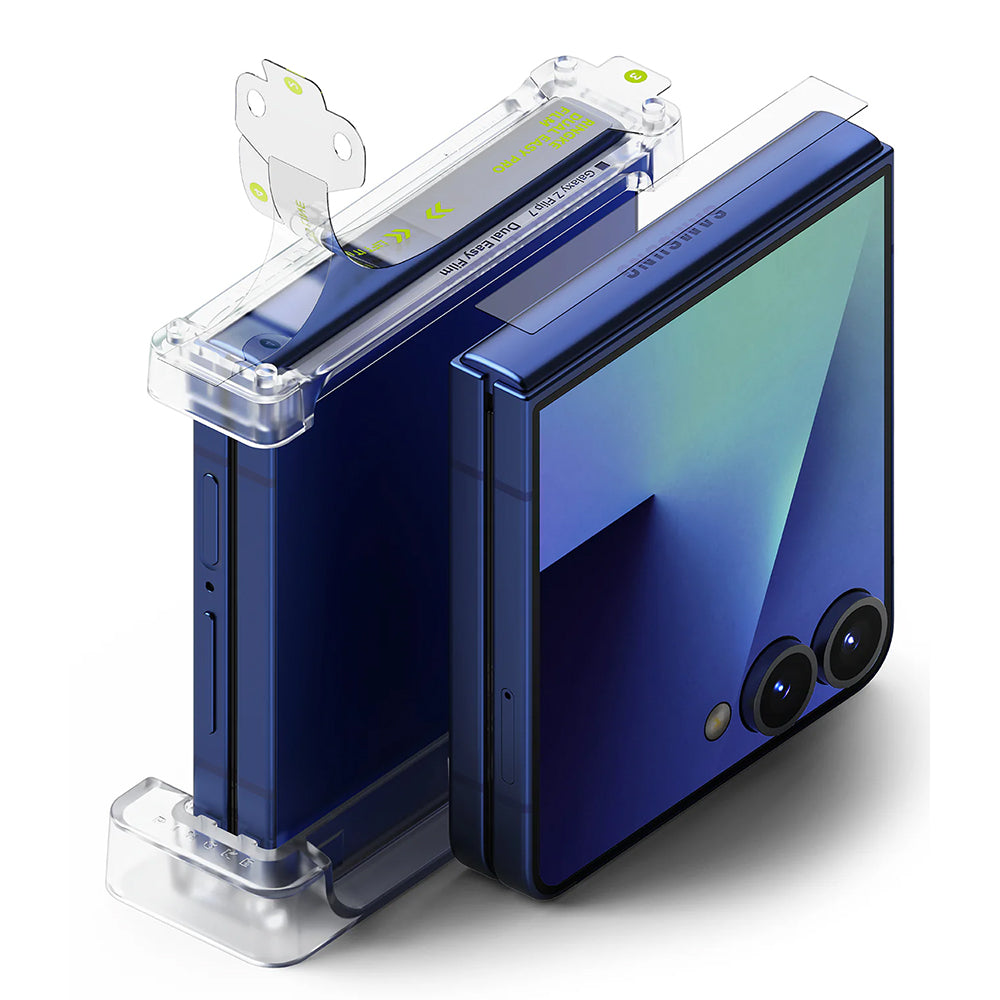 Ringke - Hinge Dual Easy Pro Film (2 pack) - Samsung Galaxy Z Flip7 - Clear