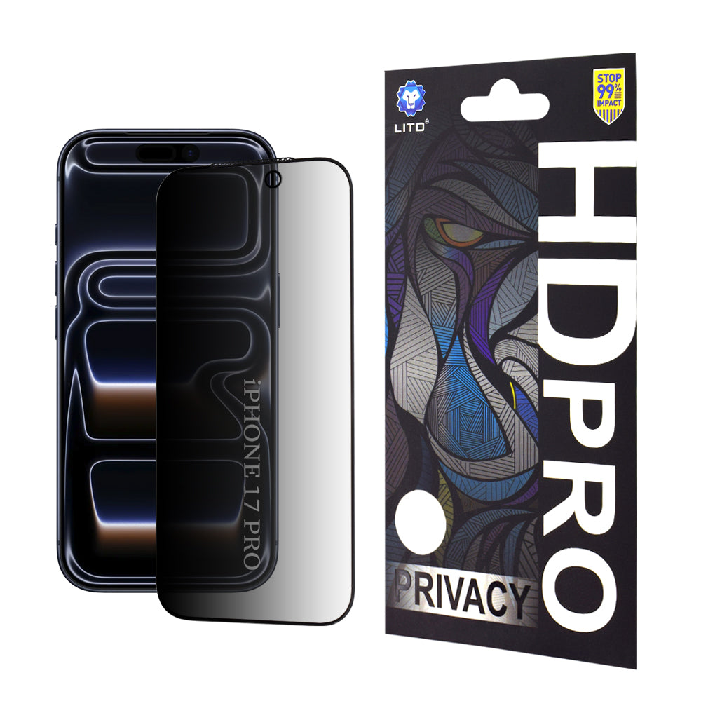 Lito - HD Pro Privacy - iPhone 17 Pro - Black