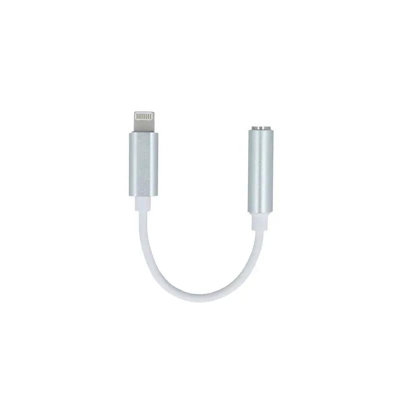 Setty αντάπτορας Lightning σε Headphone Jack 3,5mm σε ασημί χρώμα – PhoneBazaar