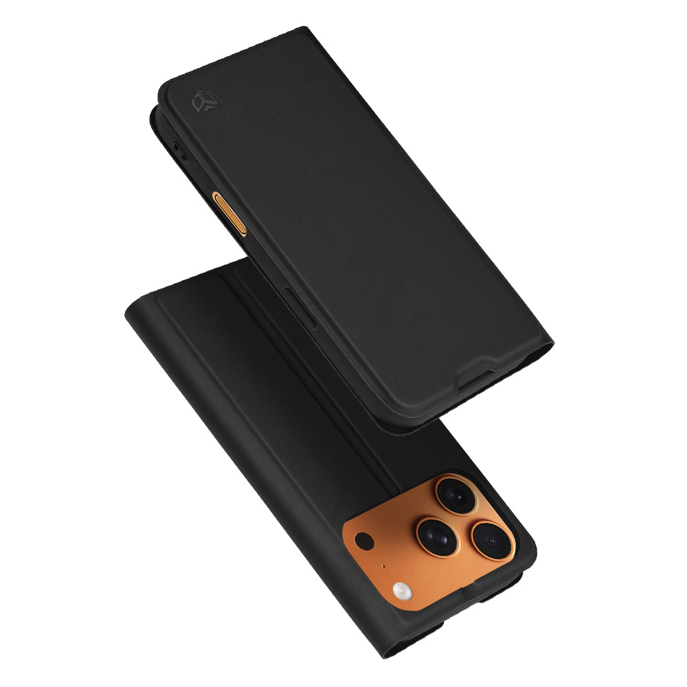 Techsuit - Magskin Book - iPhone 17 Pro Max - Black