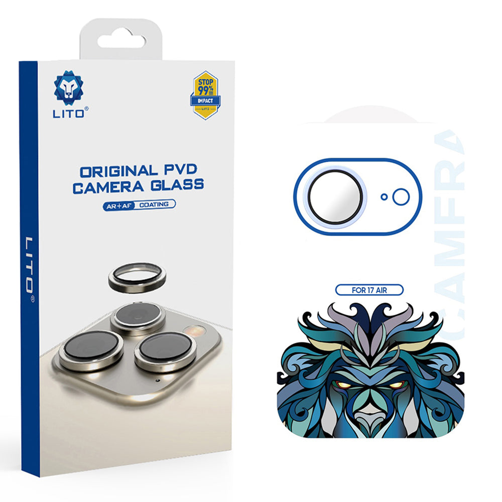 Lito - Titanium AR Camera Glass - iPhone 17 Air - Light Blue