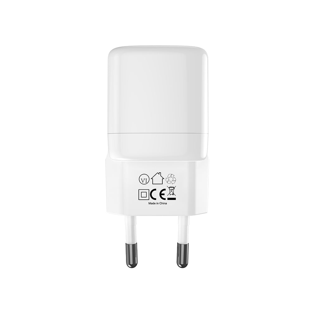 Lito - Wall Charger (LC11) - Type-C Output, PD30W, GaN, Real Time Protection, EU Plug - White