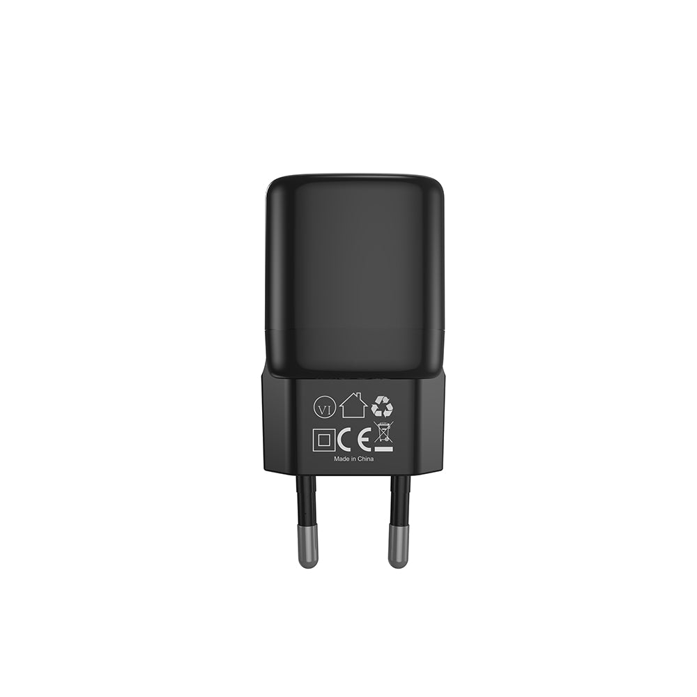 Lito - Wall Charger (LC11) - Type-C Output, PD30W, GaN, Real Time Protection, EU Plug - Black