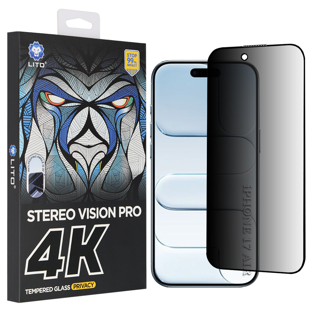 Lito - D+ Max 4K Privacy - iPhone 17 Air - Black