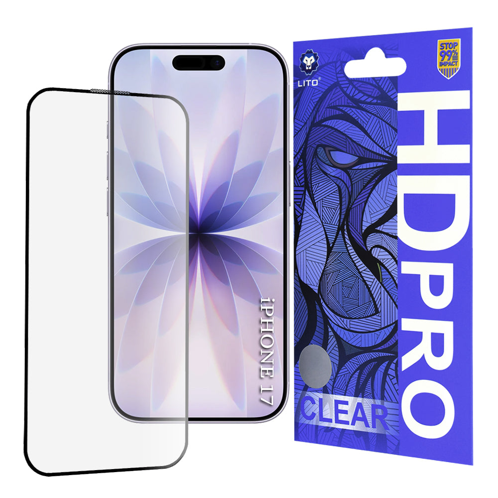 Lito - HD Pro Clear - iPhone 17 / iPhone 16 Pro - Black