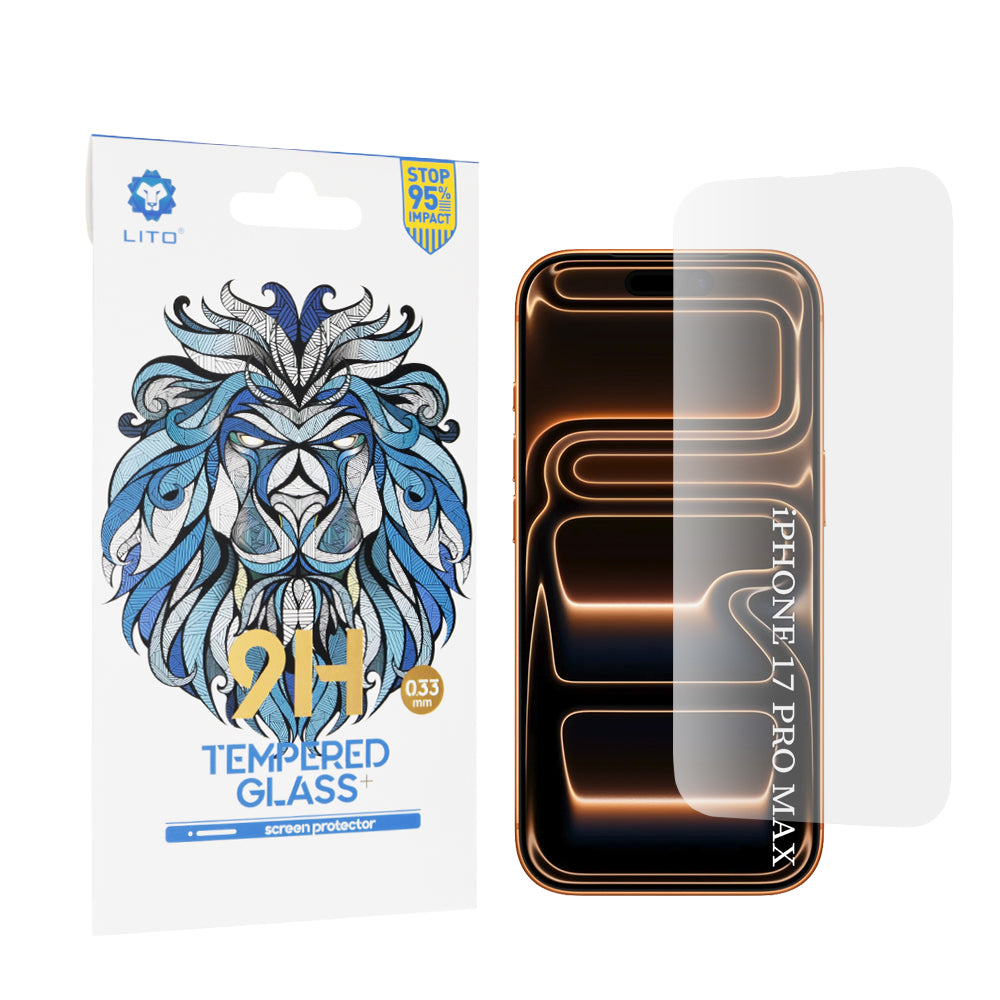 Lito - 2.5D Classic Glass - iPhone 17 Pro Max / iPhone 16 Pro Max - Clear