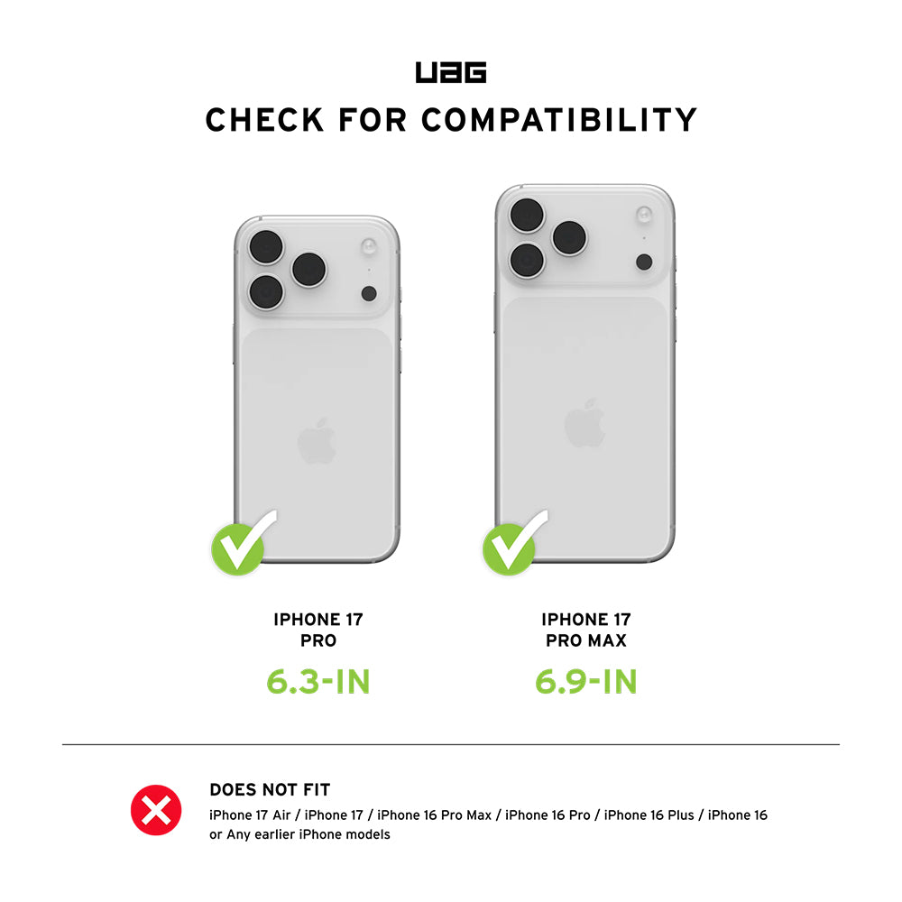 UAG - Lens Shield - iPhone 17 Pro / iPhone 17 Pro Max - Titanium