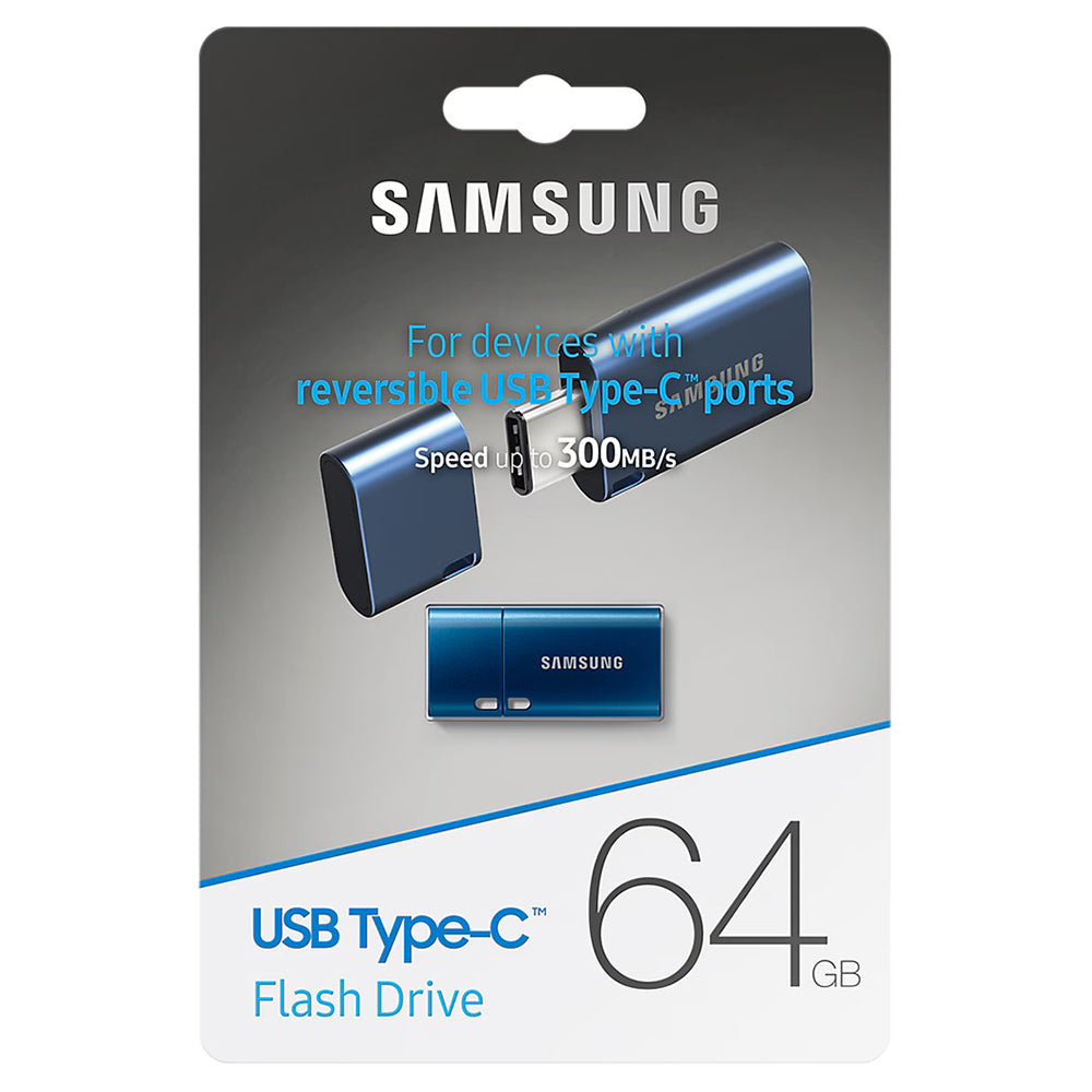 - Memory Stick (MUF-64DA/APC) - Type-C Storage OTG, 64GB, 300MB/s, 5-proof Technology, PC, Notebook, Tablet - Blue