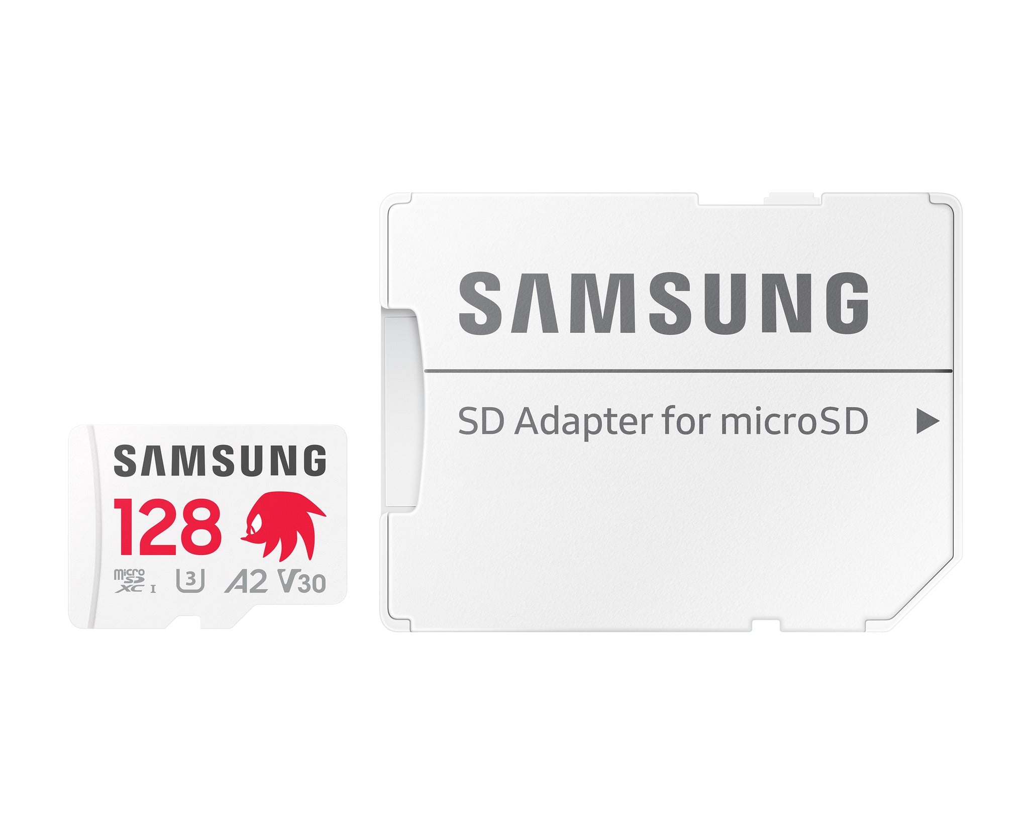 - Memory Card PRO Plus SONIC (MB-MD128SA/LC1) - MicroSDXC, Adapter SD, 128GB, UHS-I, U3, V30, A2, 180MB/s - Red/White