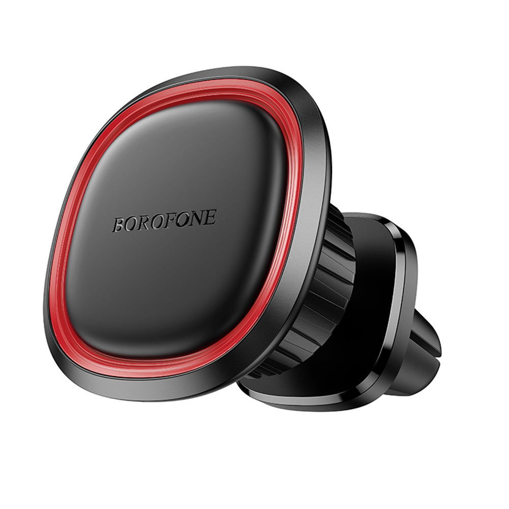 Borofone - Car Holder (BH124) - Magnetic, for Air Outlet, 360° Adjust, 4.5–7 inch Phones - Black / Gray